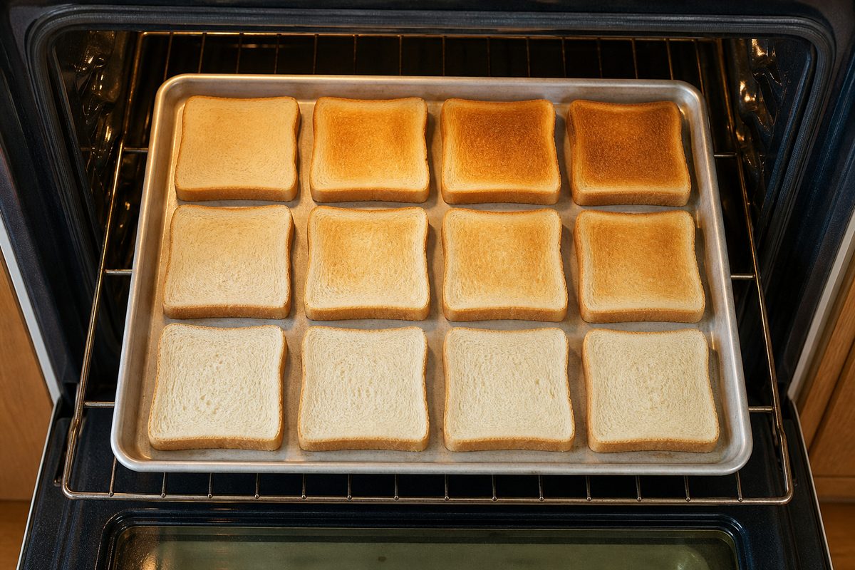 Find Your Oven's Hot Spots with a Simple Toast Test